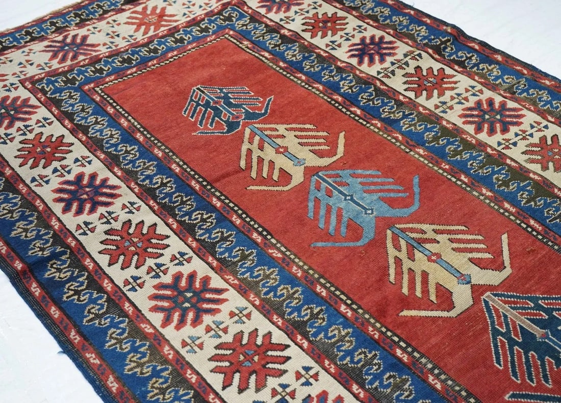 Late 18th Century Antique Kazak Rug 5'2'' x 10'1'' - 10