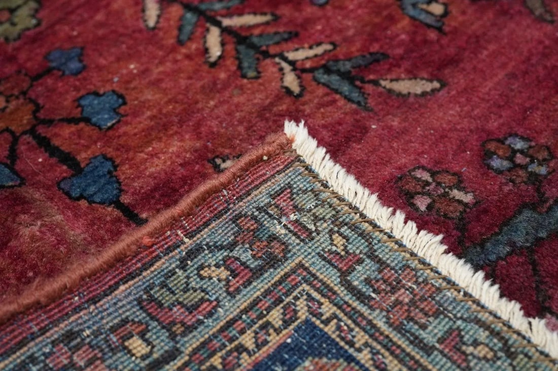 Antique Mohajeran Sarouk Rug 6'10'' x 10'4'' - 10
