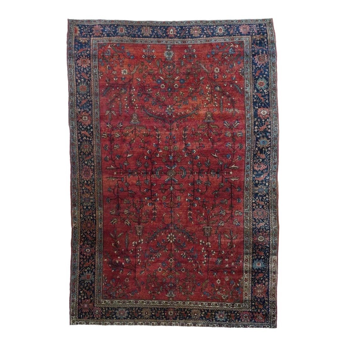Antique Mohajeran Sarouk Rug 6'10'' x 10'4'' (1 of 10)