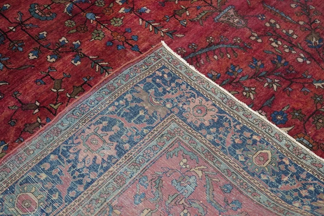 Antique Mohajeran Sarouk Rug 6'10'' x 10'4'' - 2