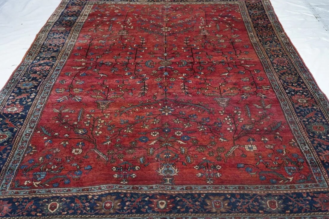 Antique Mohajeran Sarouk Rug 6'10'' x 10'4'' - 8