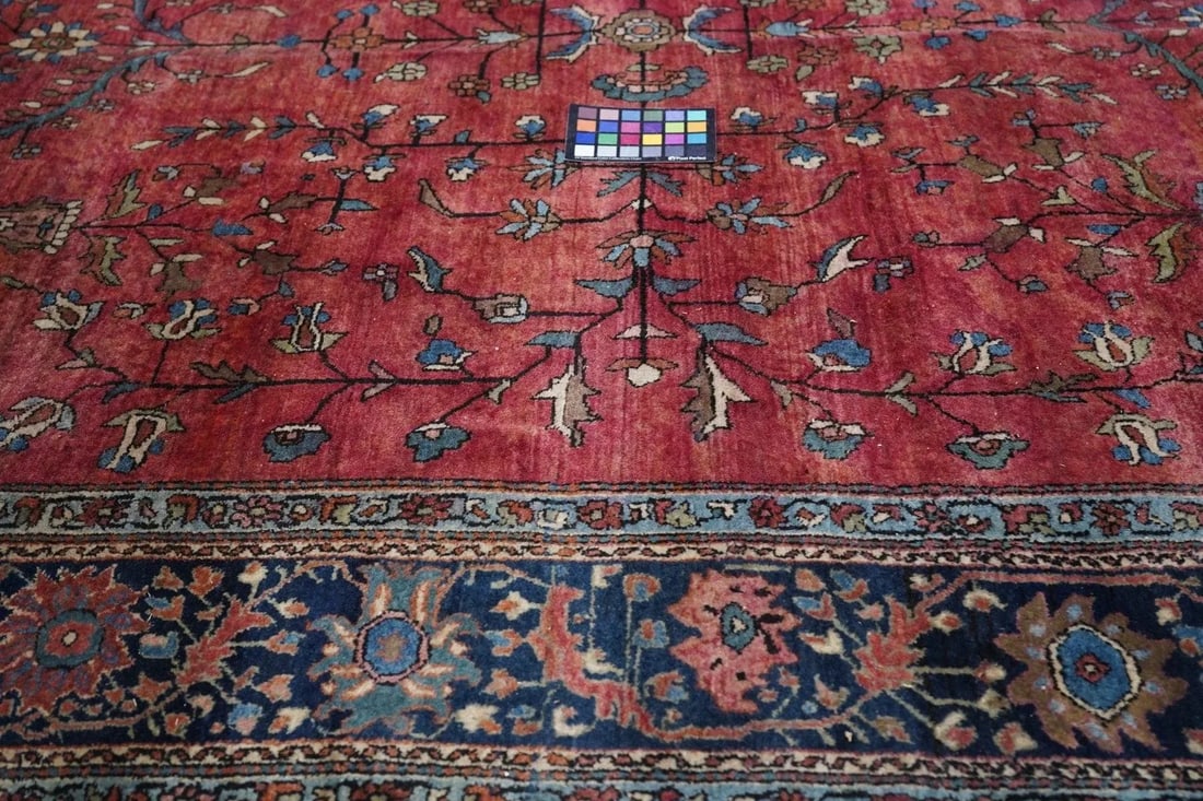 Antique Mohajeran Sarouk Rug 6'10'' x 10'4'' - 9