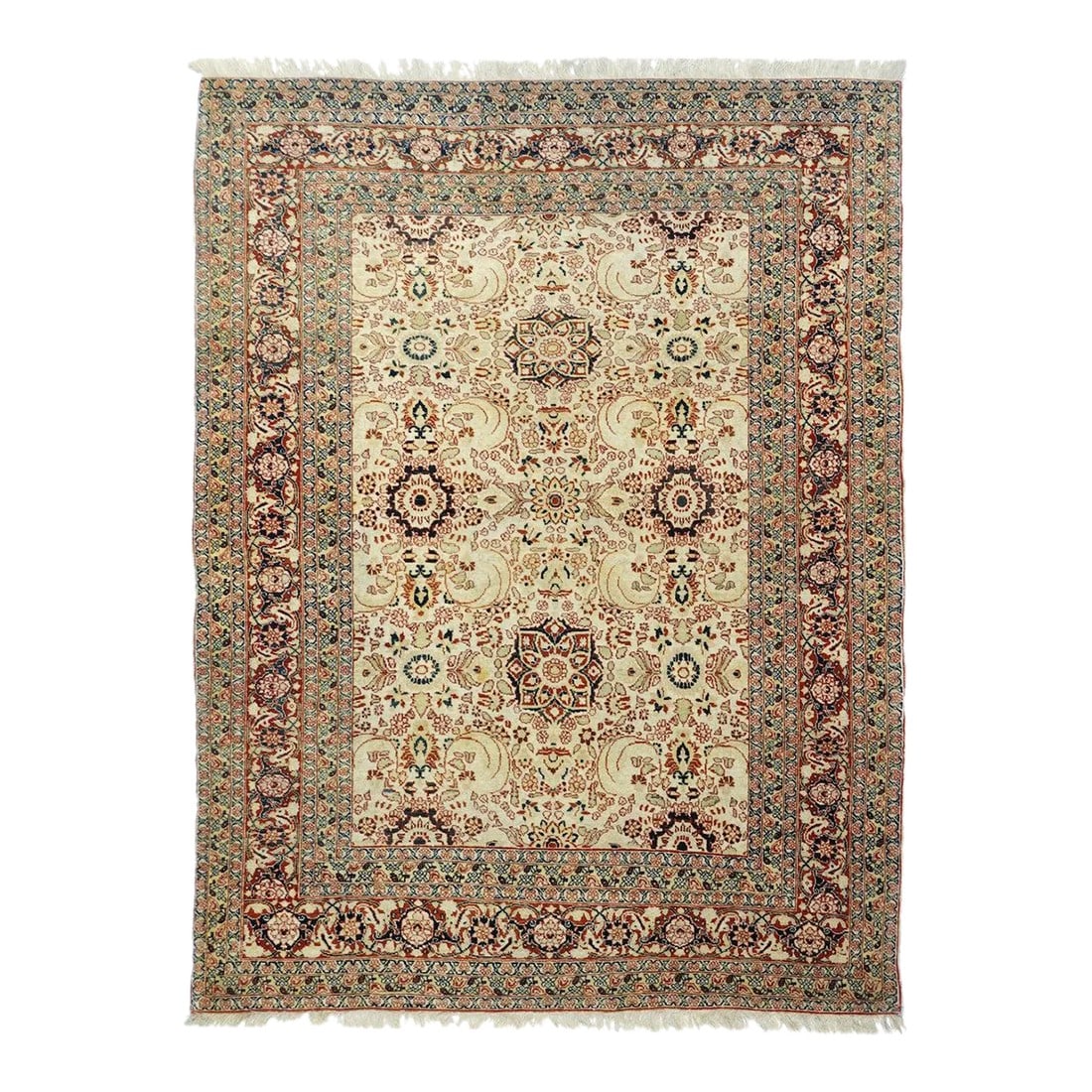Late 18th Century Antique Haji Jalili Rug 4'3'' x 5'3'' (1 of 10)