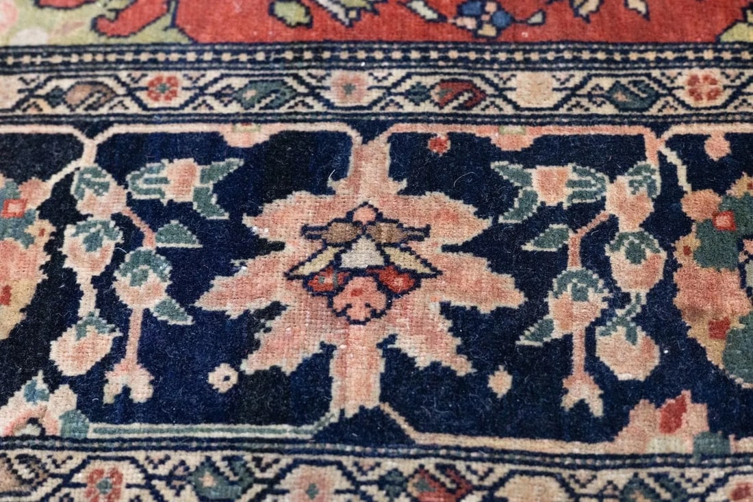 Antique Farahan Sarouk Rug 3'4'' X 4'8'' - 4