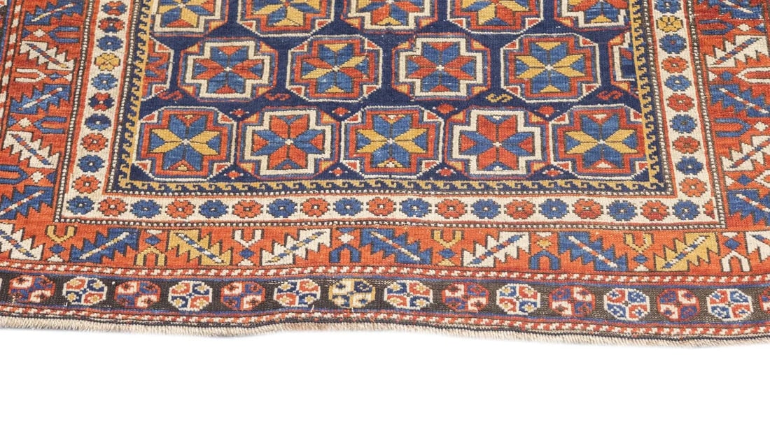 Late 18th Century Antique Caucasian Shirvan Rug 3'8'' x 5'8'' - 10