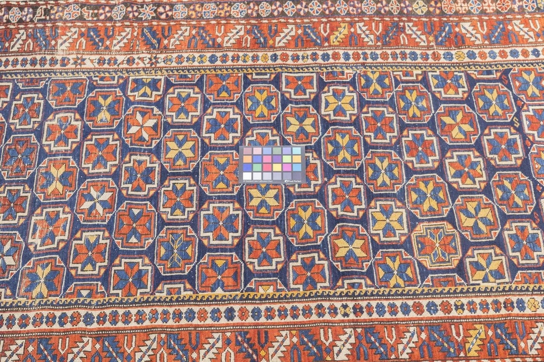 Late 18th Century Antique Caucasian Shirvan Rug 3'8'' x 5'8'' - 2