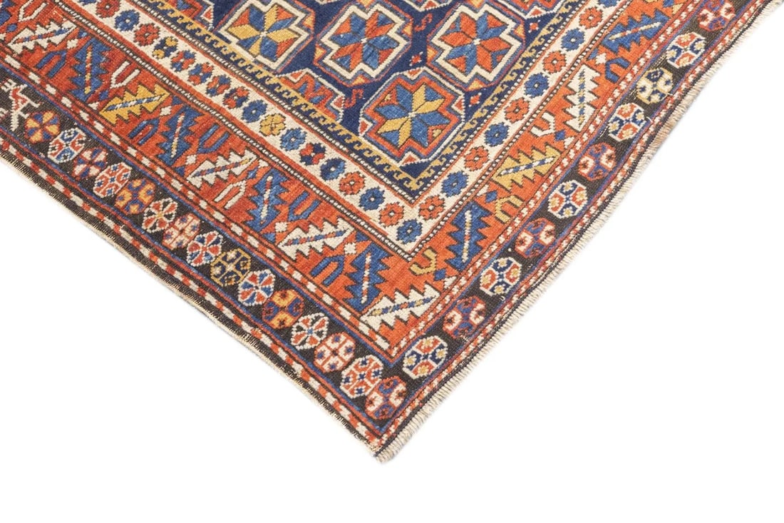 Late 18th Century Antique Caucasian Shirvan Rug 3'8'' x 5'8'' - 7