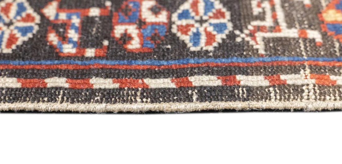 Late 18th Century Antique Caucasian Shirvan Rug 3'8'' x 5'8'' - 8