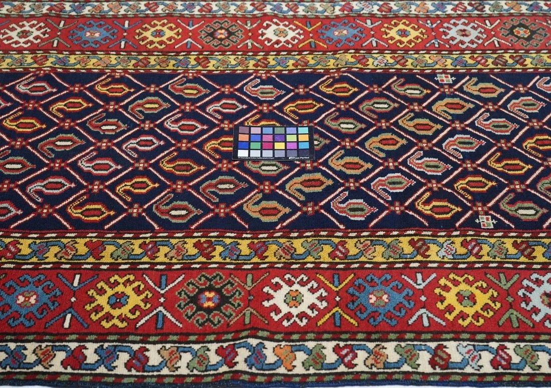 19th Century Antique Shirvan Rug 3'5'' x 8'9'' - 8