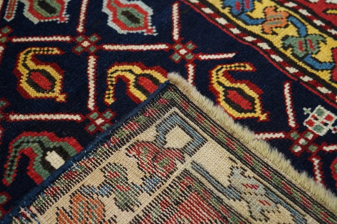 19th Century Antique Shirvan Rug 3'5'' x 8'9'' - 9