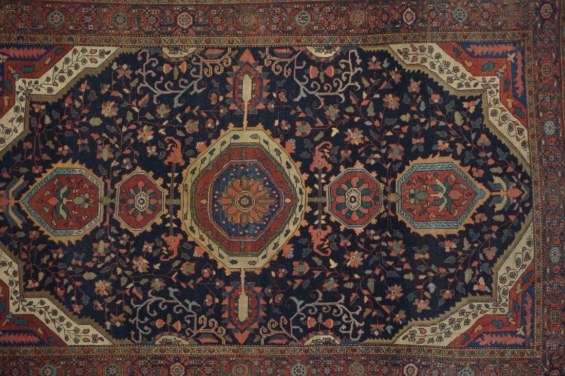 Late 18th Century Antique Farahan Sarouk Rug 4'0'' x 6'4'' - 3