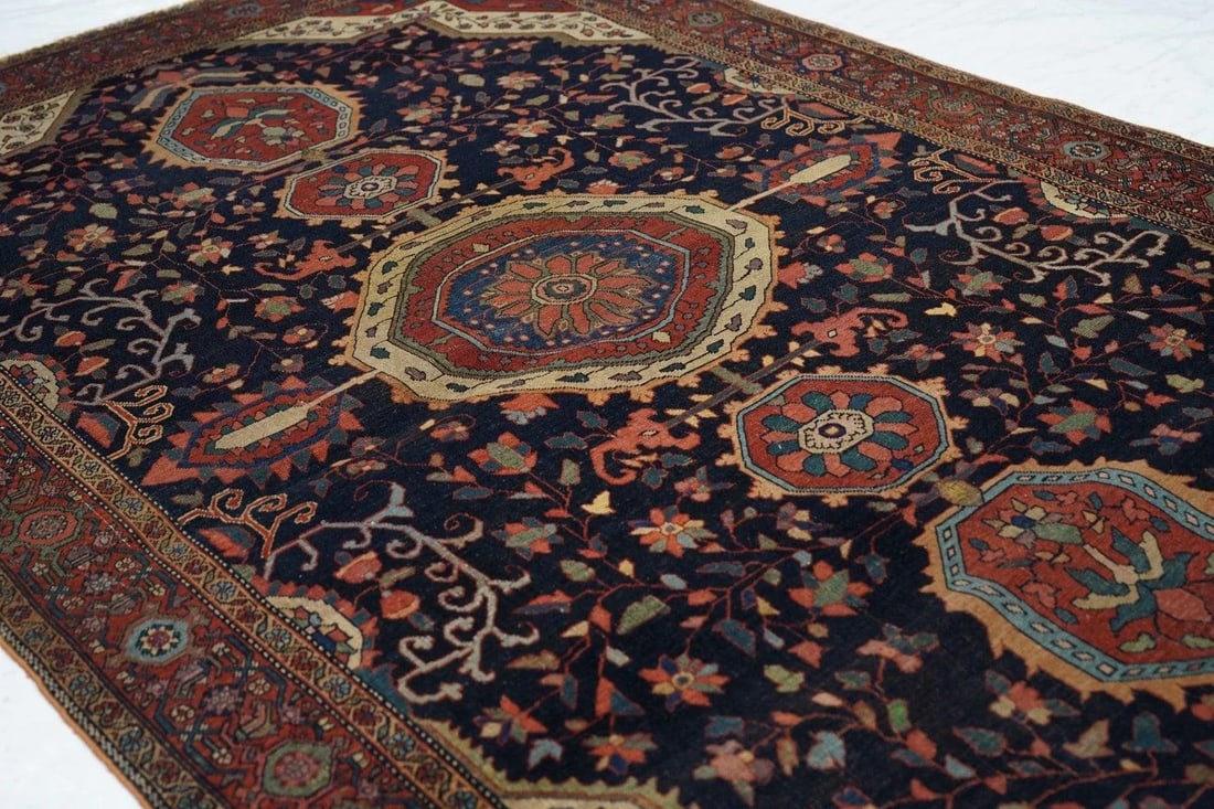 Late 18th Century Antique Farahan Sarouk Rug 4'0'' x 6'4'' - 8