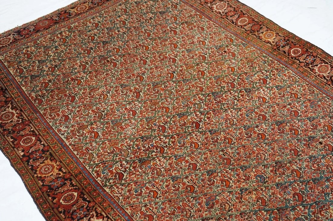 Antique Malayer Rug 4'4'' x 6'2'' - 8