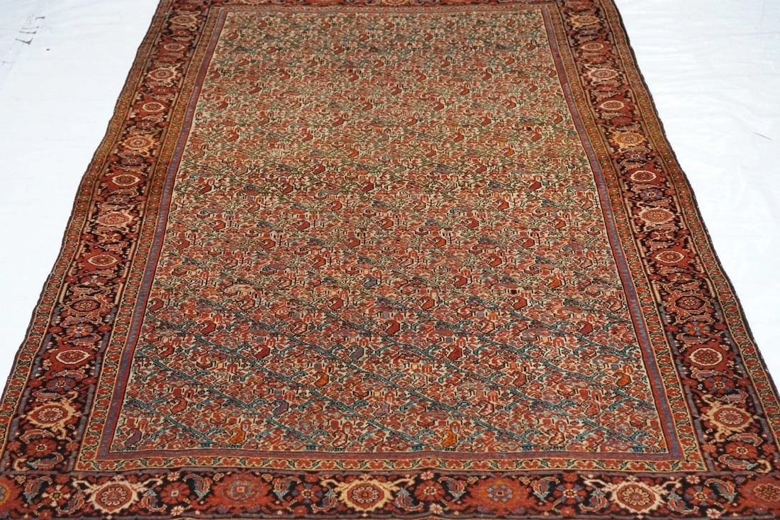 Antique Malayer Rug 4'4'' x 6'2'' - 9