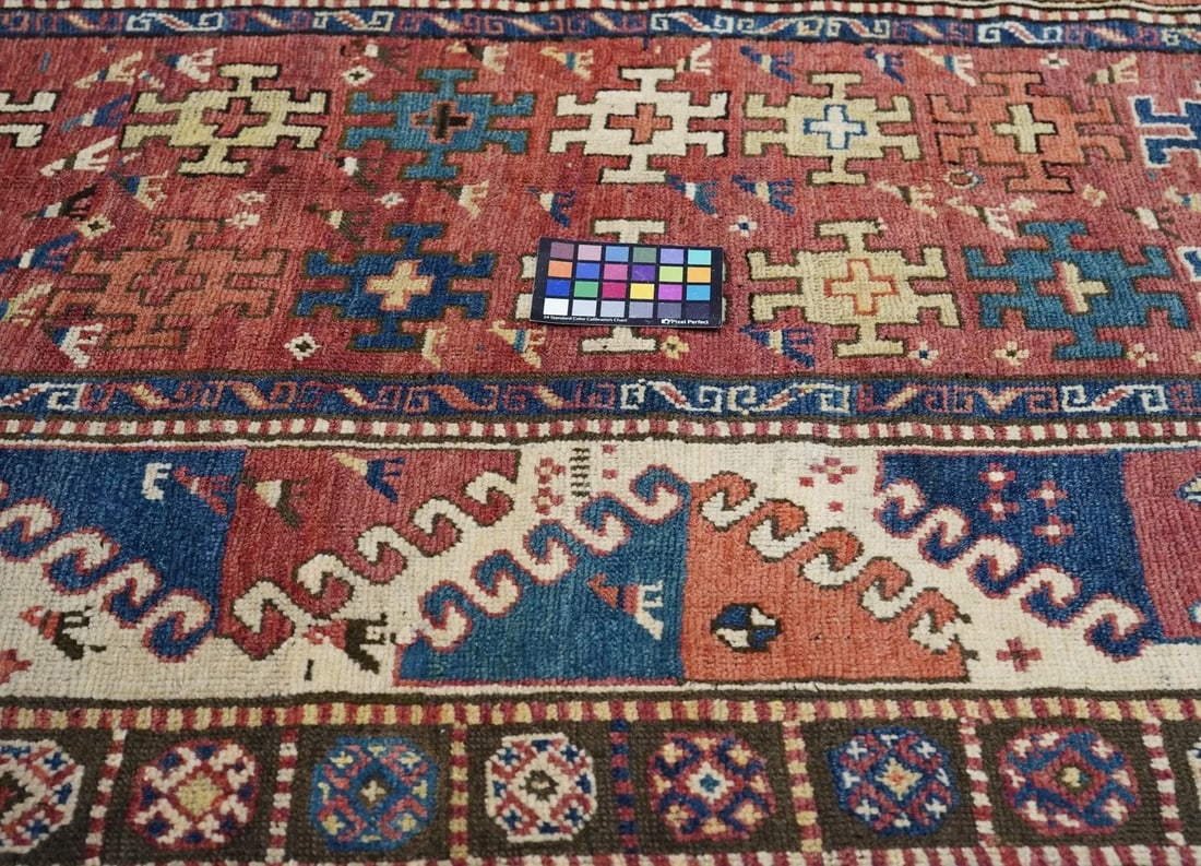 Antique Kazak Borcholo Rug 4'7'' X 8'0'' - 4