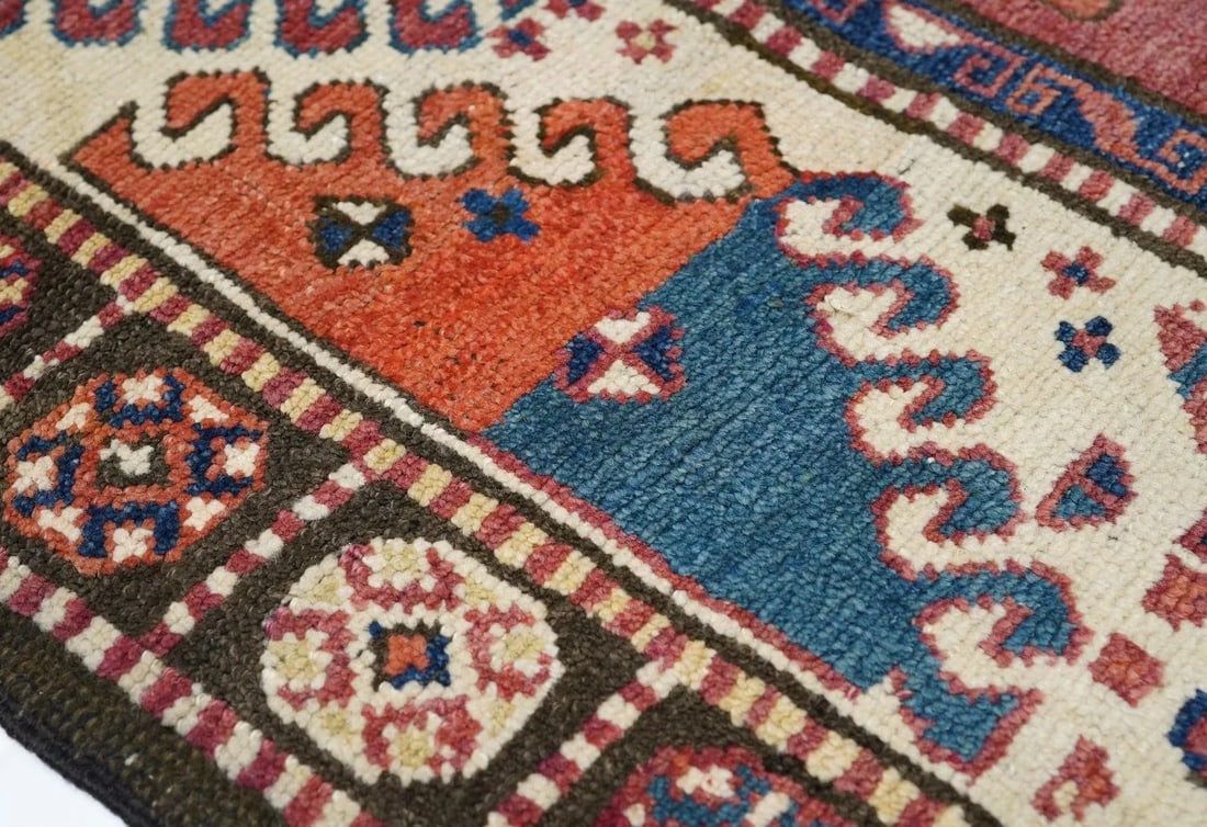 Antique Kazak Borcholo Rug 4'7'' X 8'0'' - 9