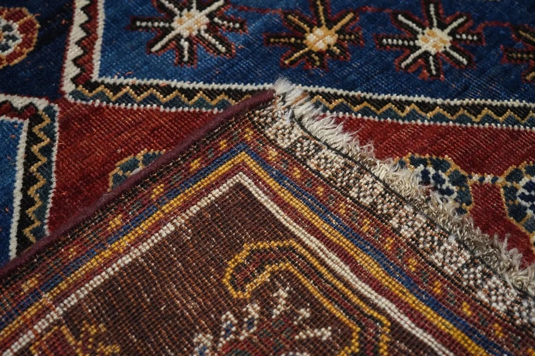 Antique Qashqai Rug 4'1'' x 6'10'' - 2