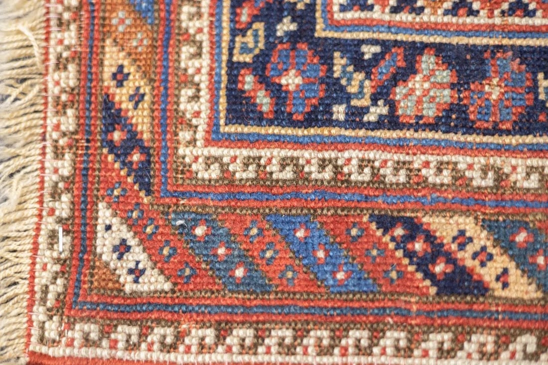 Late 18th Century Antique Persian Afshar Rug 4'2'' x 5'1'' - 10