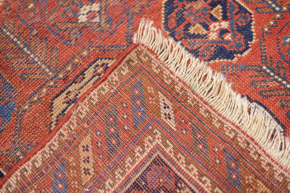 Late 18th Century Antique Persian Afshar Rug 4'2'' x 5'1'' - 4