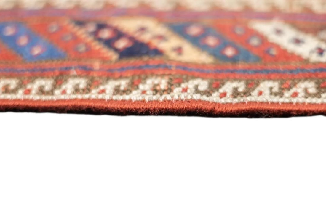 Late 18th Century Antique Persian Afshar Rug 4'2'' x 5'1'' - 9