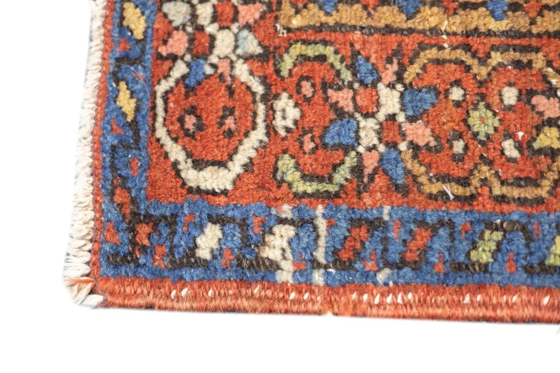Antique Persian Heriz Rug 3'1'' x 3'11'' - 11