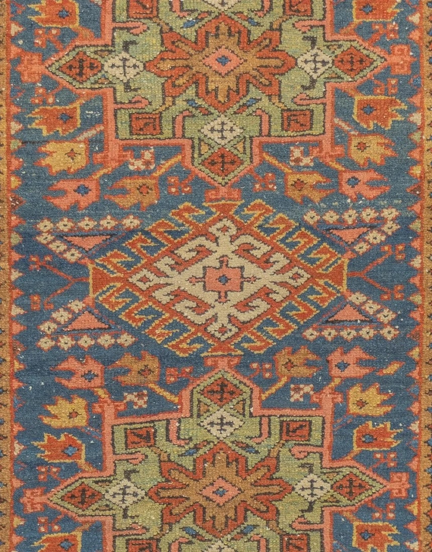 Antique Persian Heriz Rug 3'1'' x 3'11'' - 6
