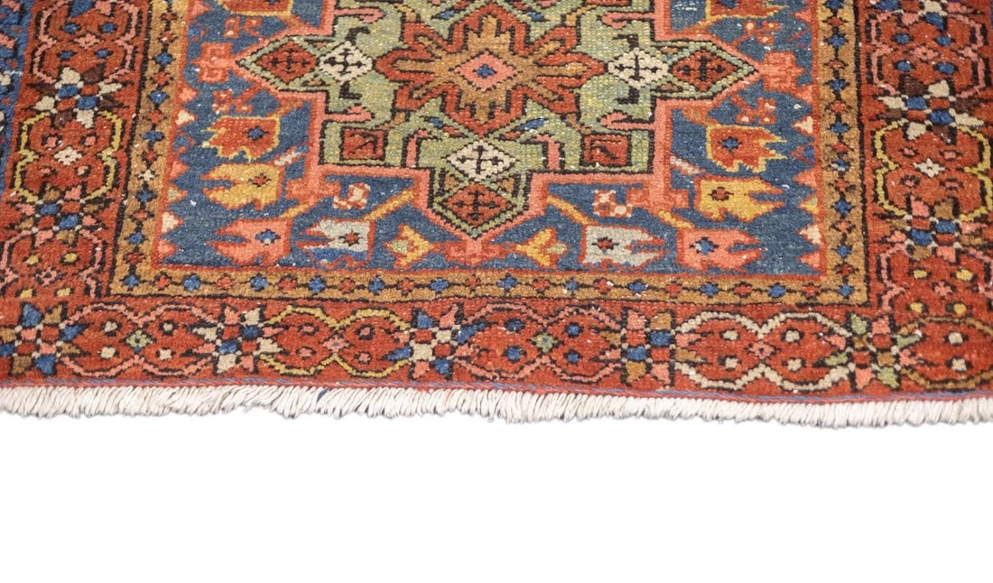 Antique Persian Heriz Rug 3'1'' x 3'11'' - 9