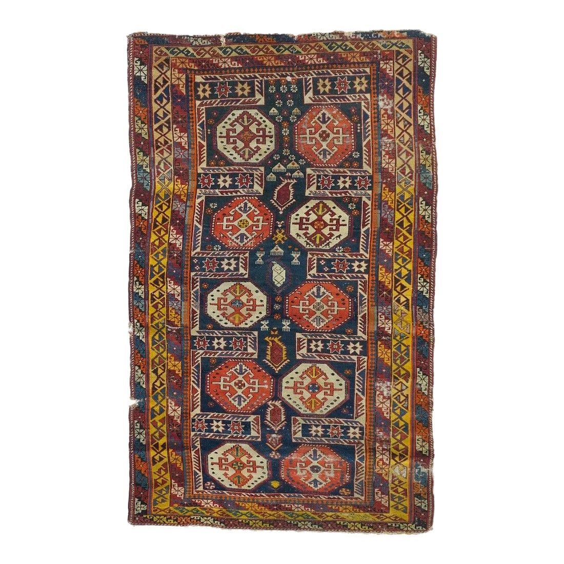 Antique Kuba Rug 3'9'' x 6'3'' (1 of 9)