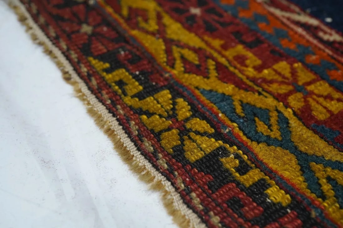 Antique Kuba Rug 3'9'' x 6'3'' - 4
