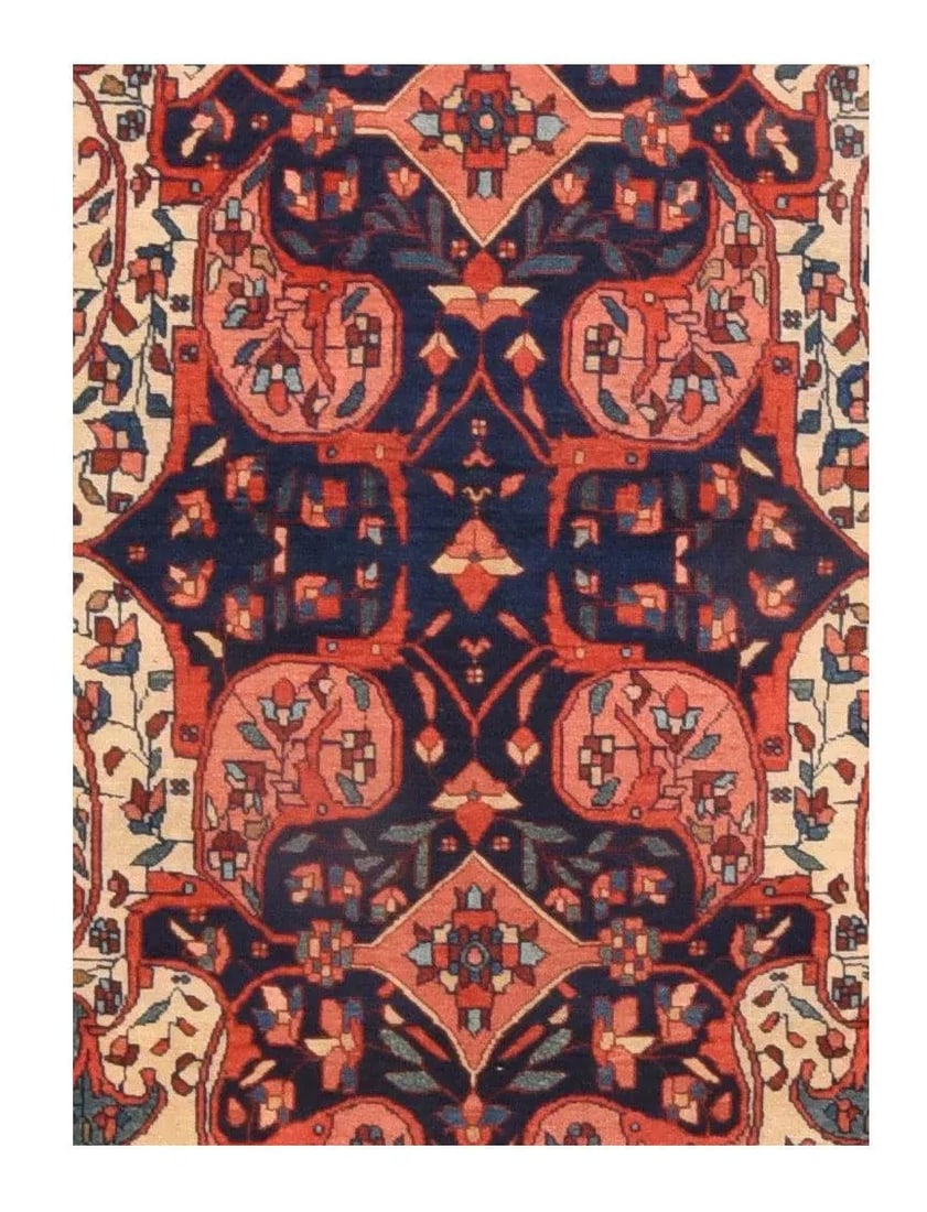 Late 18th Century Antique Sarouk Rug 4'1'' x 6'9'' - 3