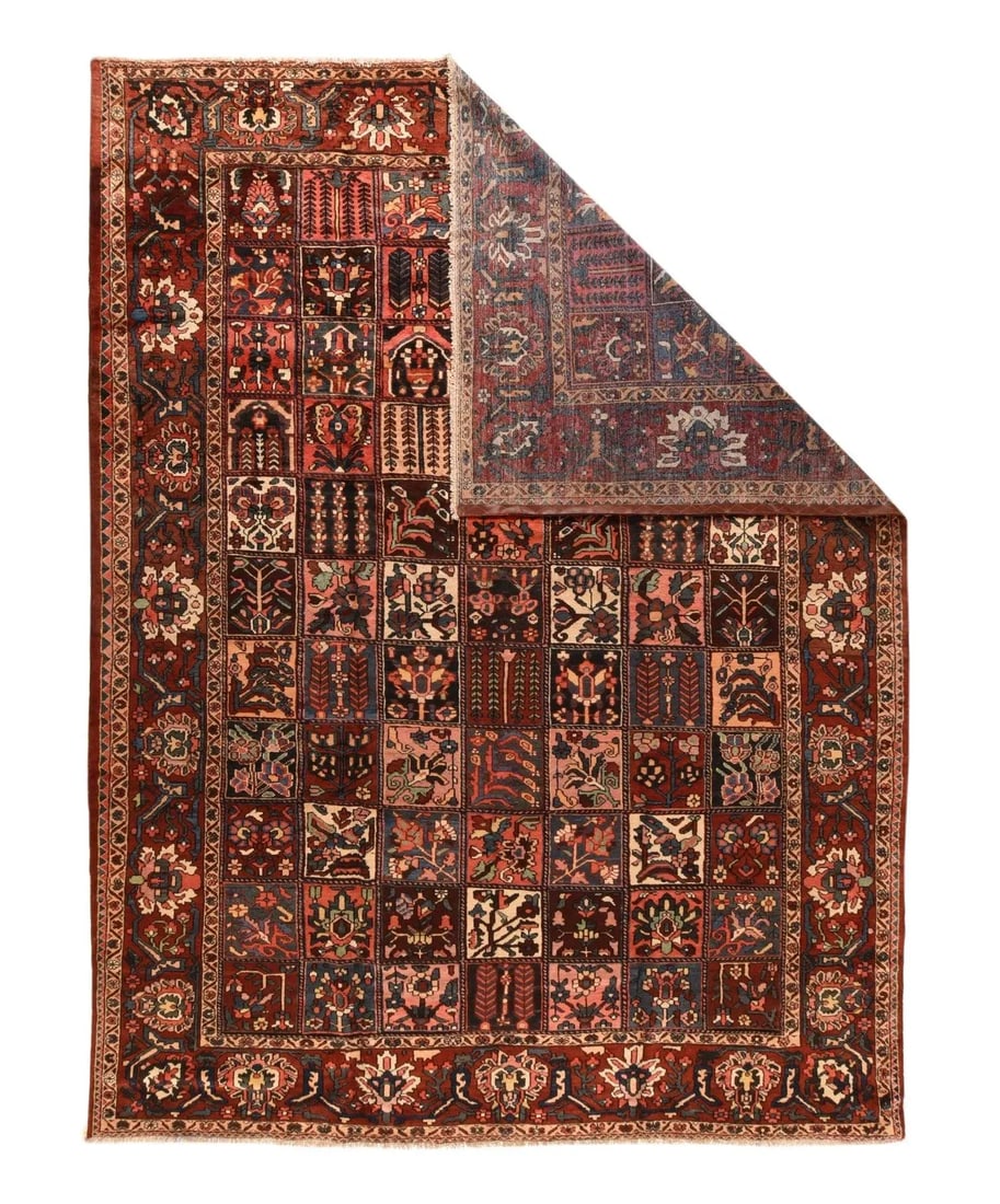 Vintage Bakhtiari Rug 10'9'' X 14'0'' - 2