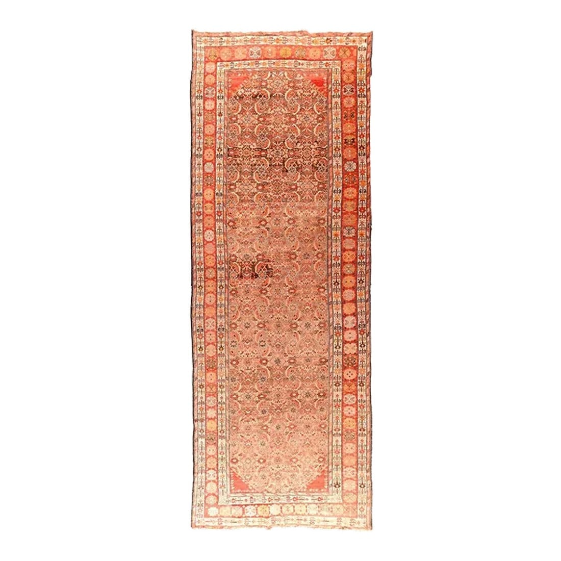 Antique Malayer Rug 6'10'' x 19'6'': Antique Malayer Rug 6'10'' x 19'6''. Condition: Alterations: Unknown Imperfections: Some Imperfections Condition Notes: Good Dimensions: Height: 0.01 in. Width: 82 in. Depth: 234 in. Category: Rugs