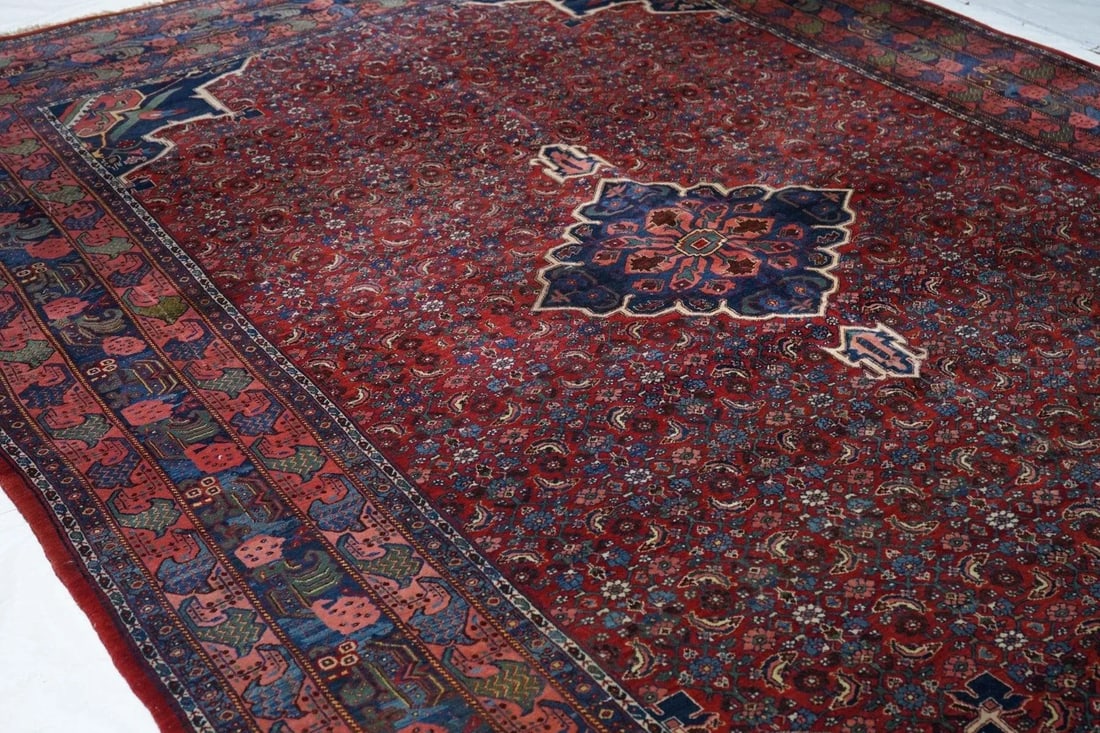 Antique Bidjar Rug 8'10'' x 12'5'' - 7