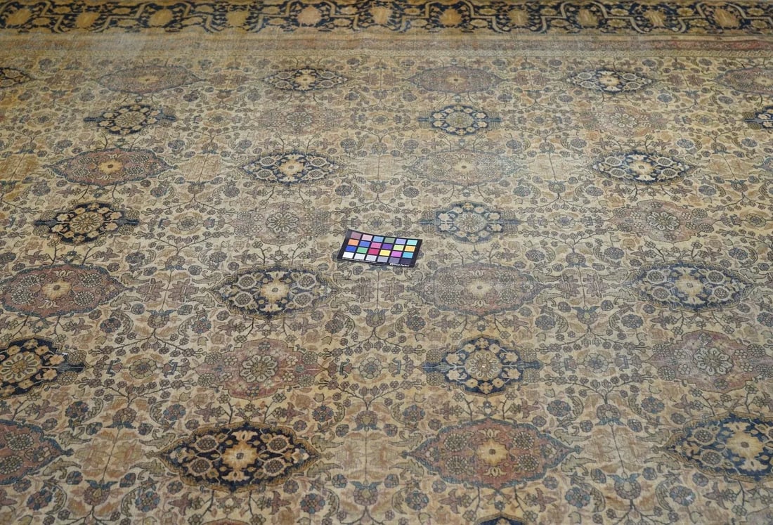 Late 19th Century Antique Kashan Rug 10'3'' x 13'6'' - 11