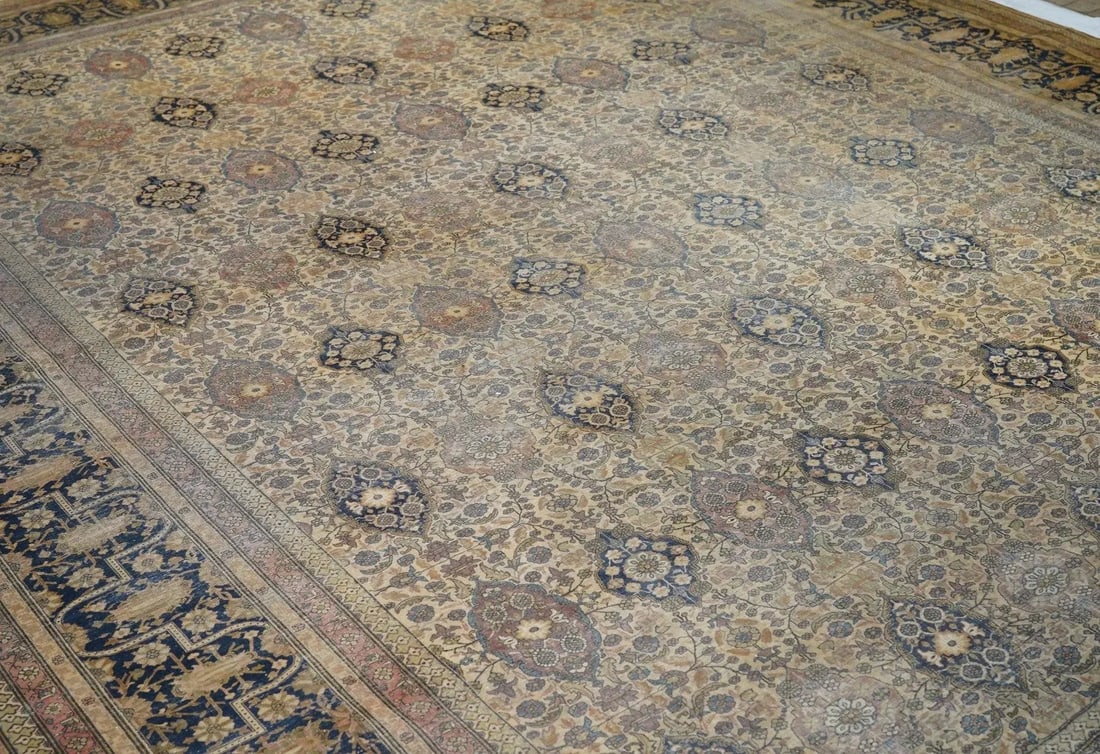 Late 19th Century Antique Kashan Rug 10'3'' x 13'6'' - 9