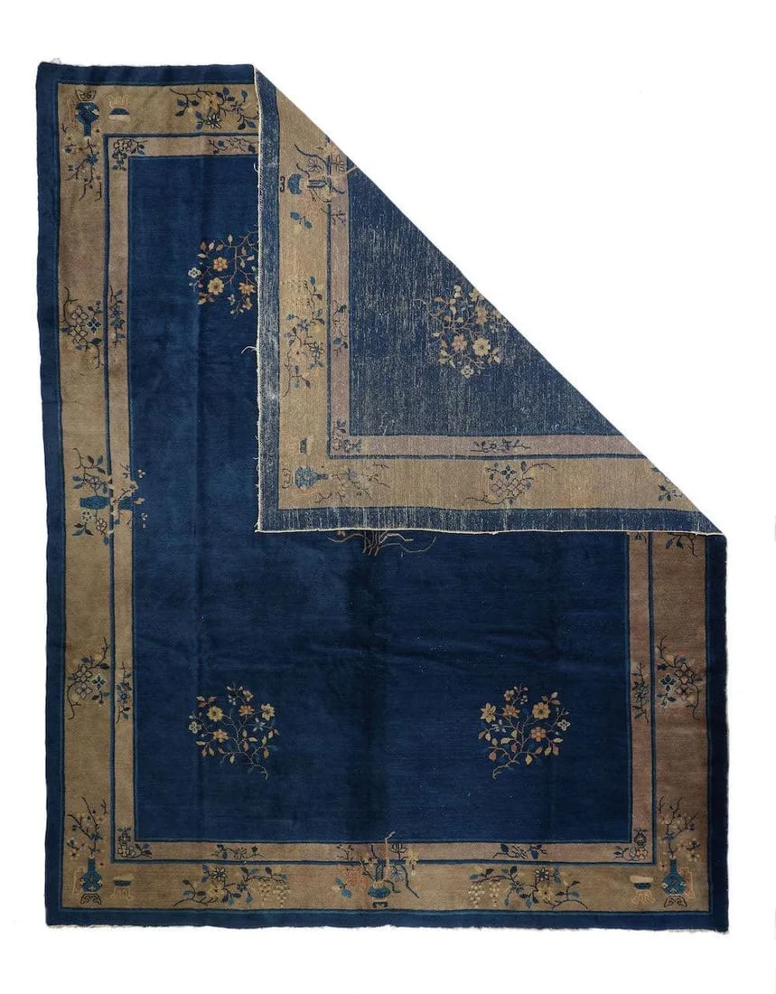 Antique Peking Rug 9'1'' x 11'6'' - 5