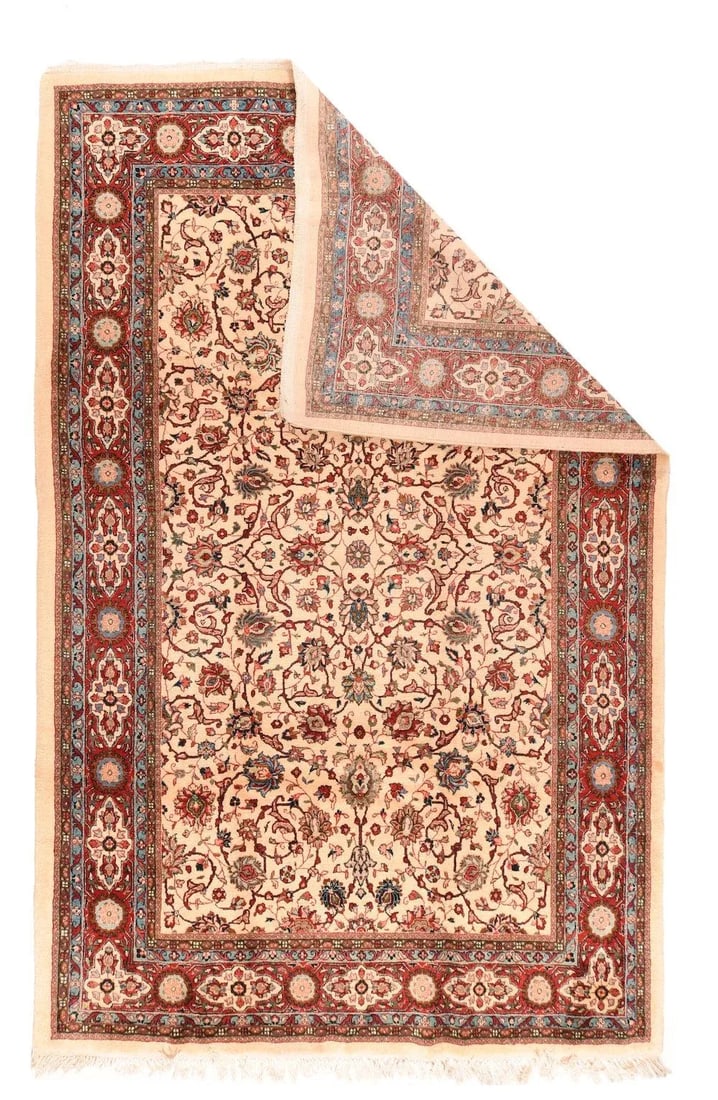 Vintage Sarouk Rug 7'2'' X 11'0'' - 2