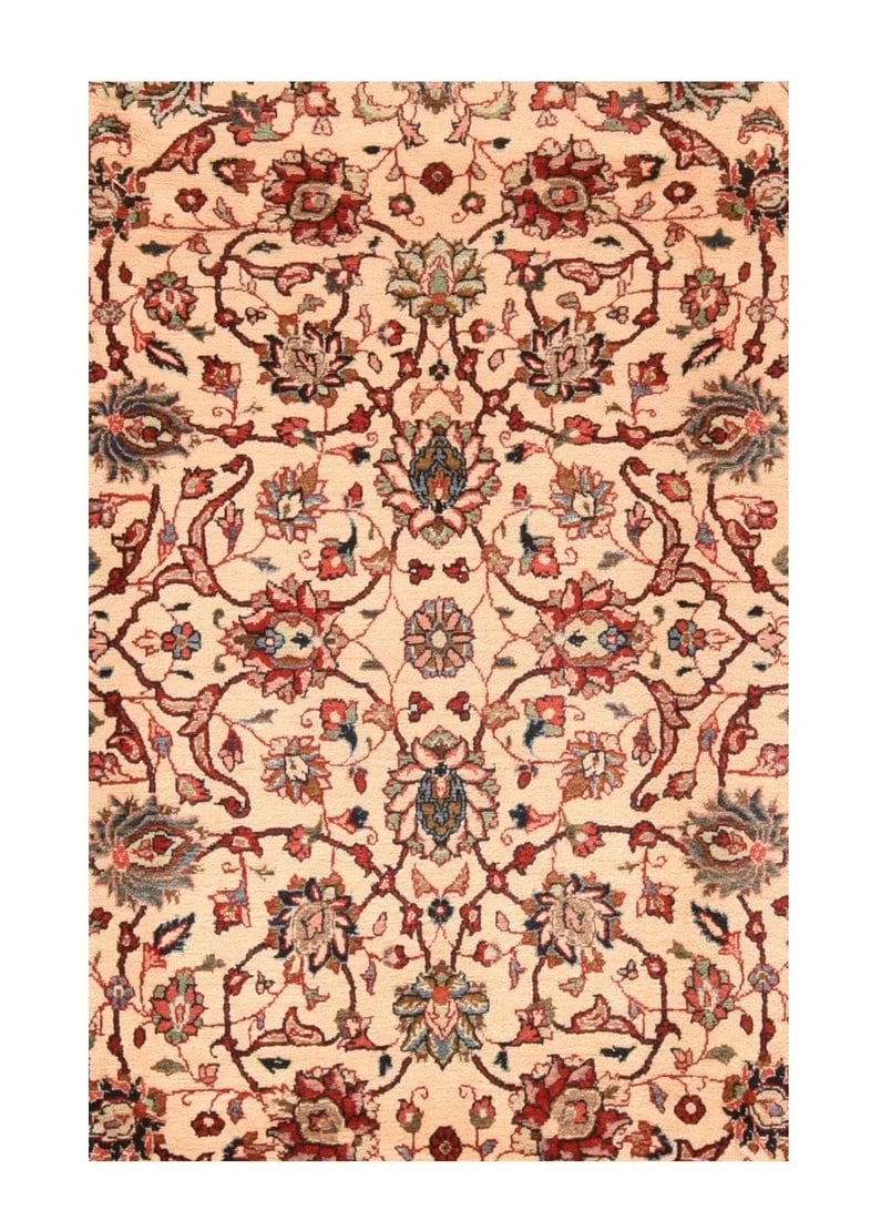 Vintage Sarouk Rug 7'2'' X 11'0'' - 3