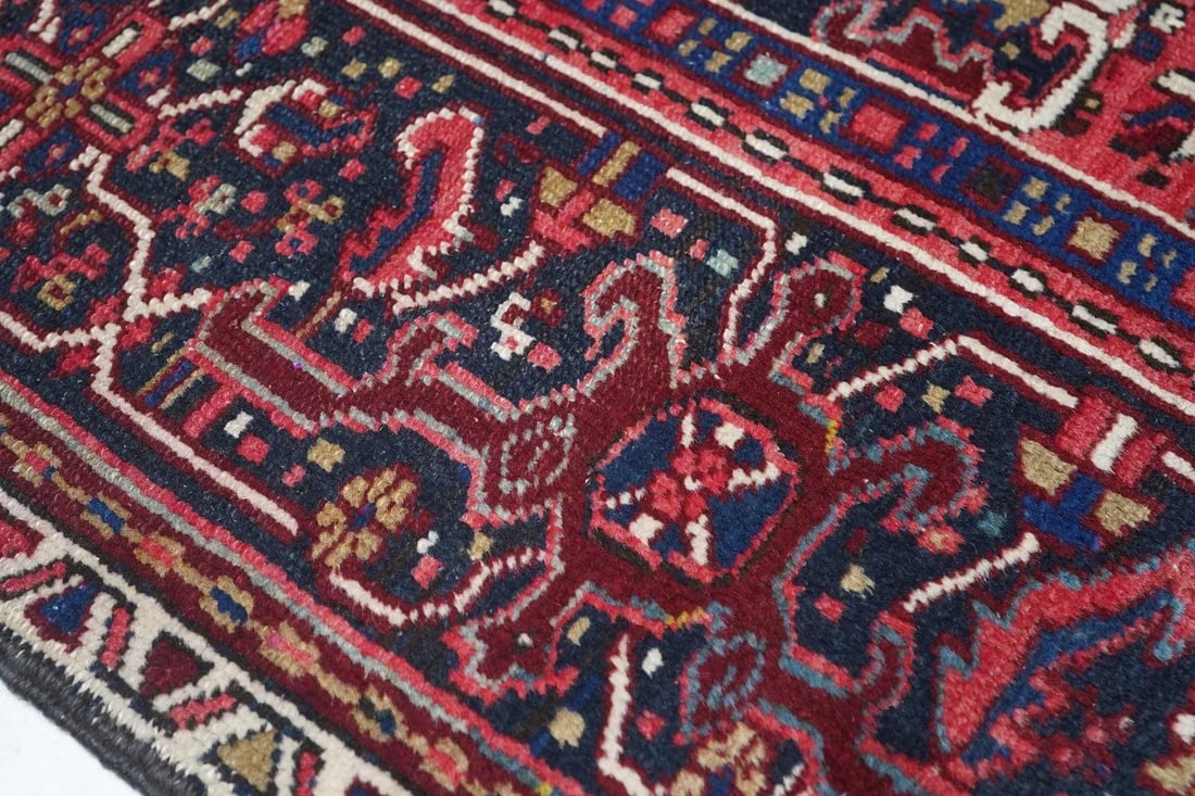Vintage Heriz Rug 7'9'' X 10'8'' - 5