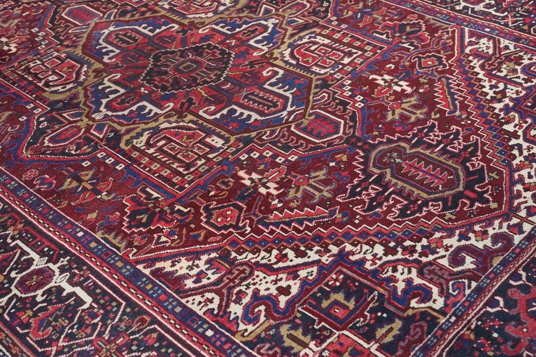 Vintage Heriz Rug 7'9'' X 10'8'' - 6