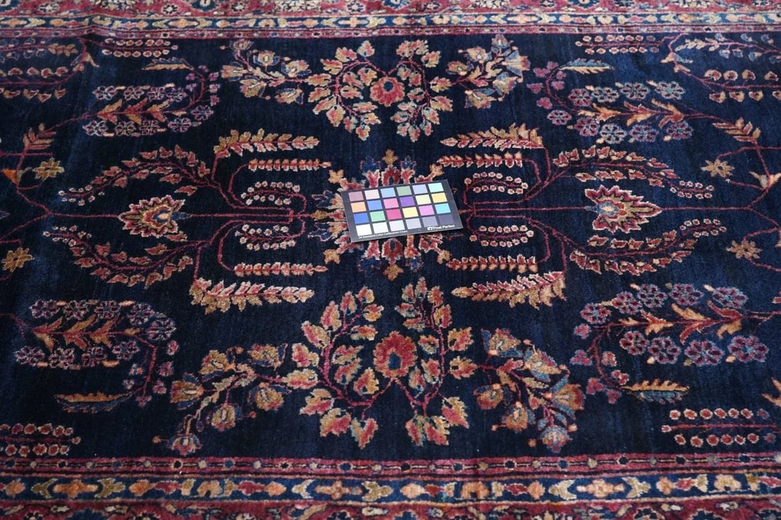 Antique Sarouk Rug 4'1'' x 6'7'' - 10