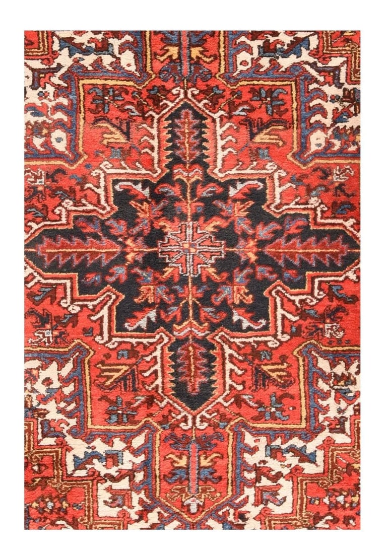 Antique Heriz Rug 7'9'' x 10'11'' - 3