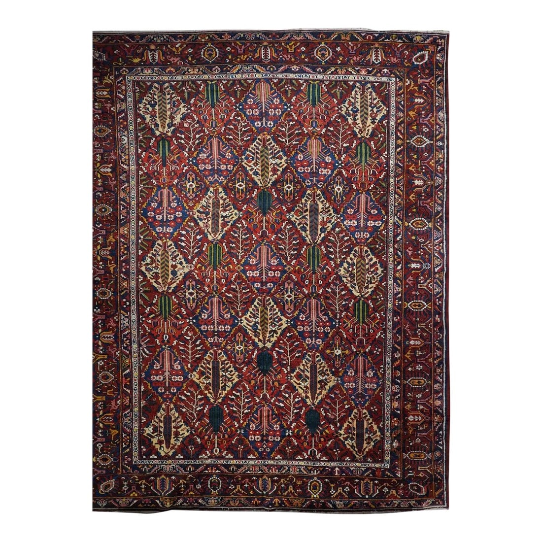 1960s Vintage Bakhtiari Rug 12'2'' x 16'7'' (1 of 11)