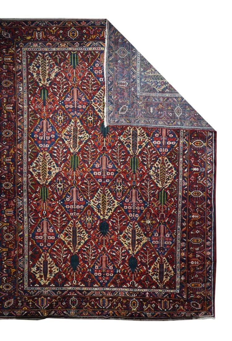1960s Vintage Bakhtiari Rug 12'2'' x 16'7'' - 2