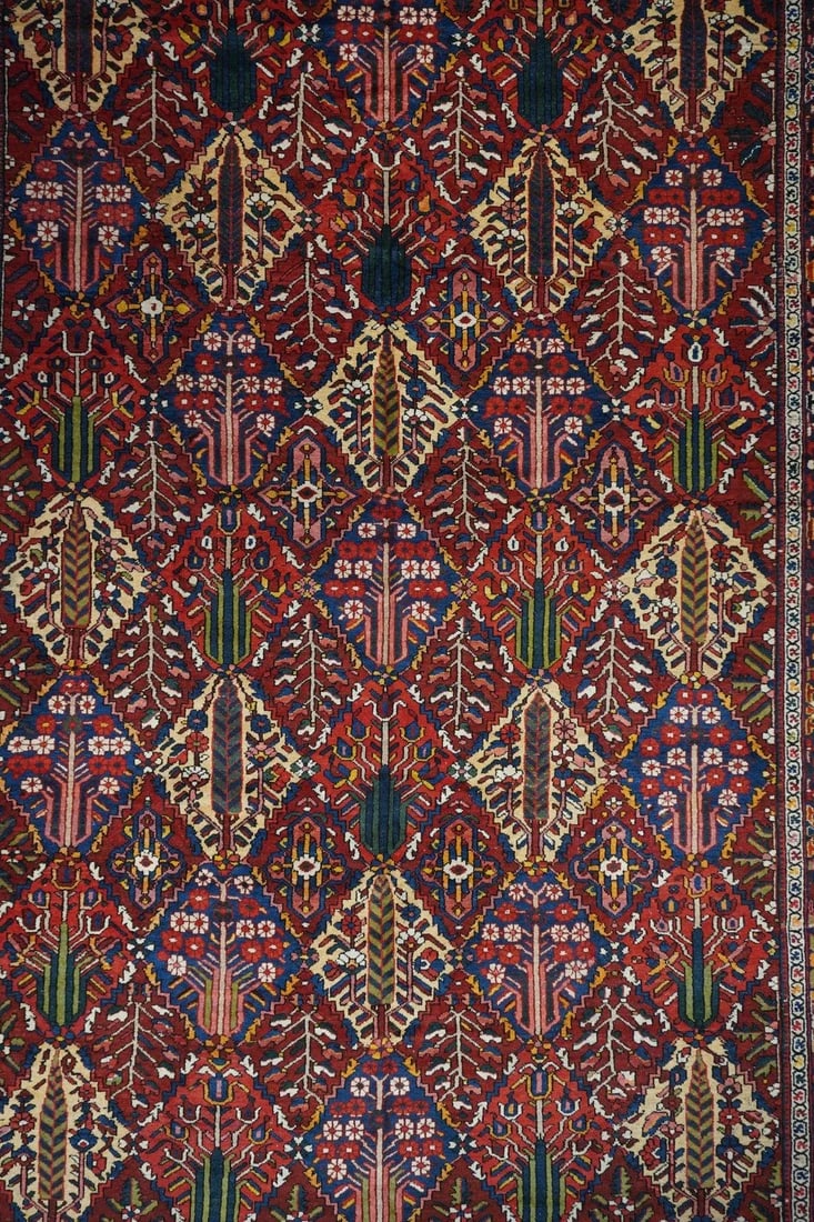 1960s Vintage Bakhtiari Rug 12'2'' x 16'7'' - 3