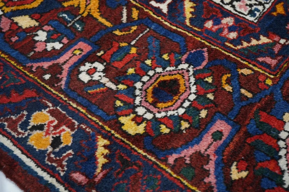 1960s Vintage Bakhtiari Rug 12'2'' x 16'7'' - 5