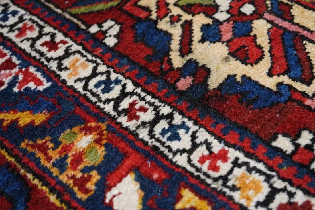 1960s Vintage Bakhtiari Rug 12'2'' x 16'7'' - 6