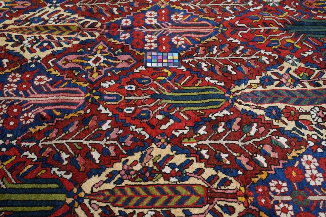 1960s Vintage Bakhtiari Rug 12'2'' x 16'7'' - 7