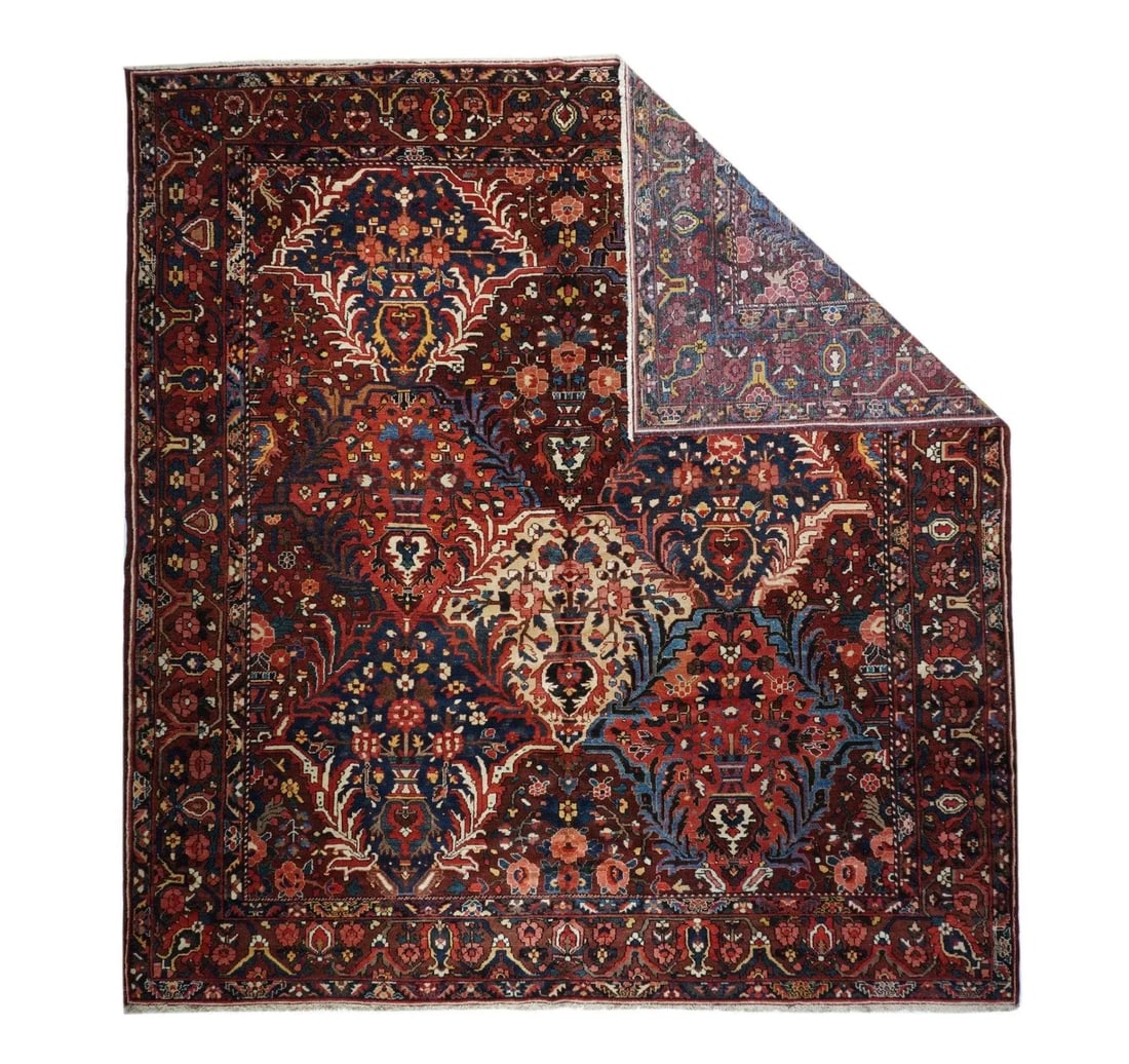 Vintage Bakhtiari Rug 11'2'' X 11'10'' - 2