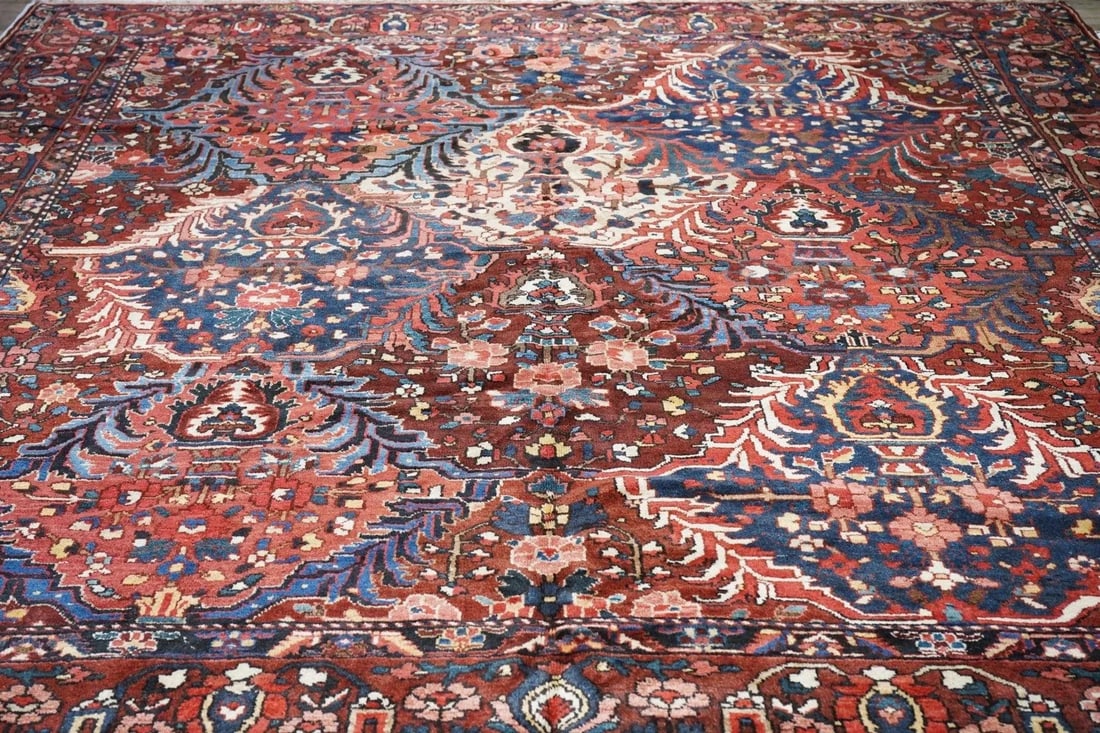Vintage Bakhtiari Rug 11'2'' X 11'10'' - 6